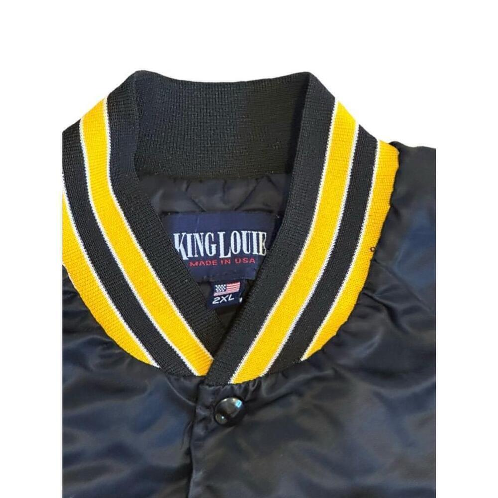 Vintage King Louie Embroidered Union Engineering St Louis Bomber Jacket 2XL USA - Picture 6 of 11